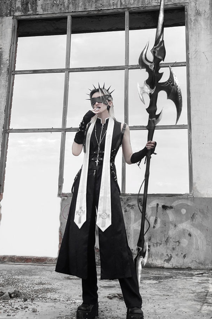 Gothic cape + shorts + long pants