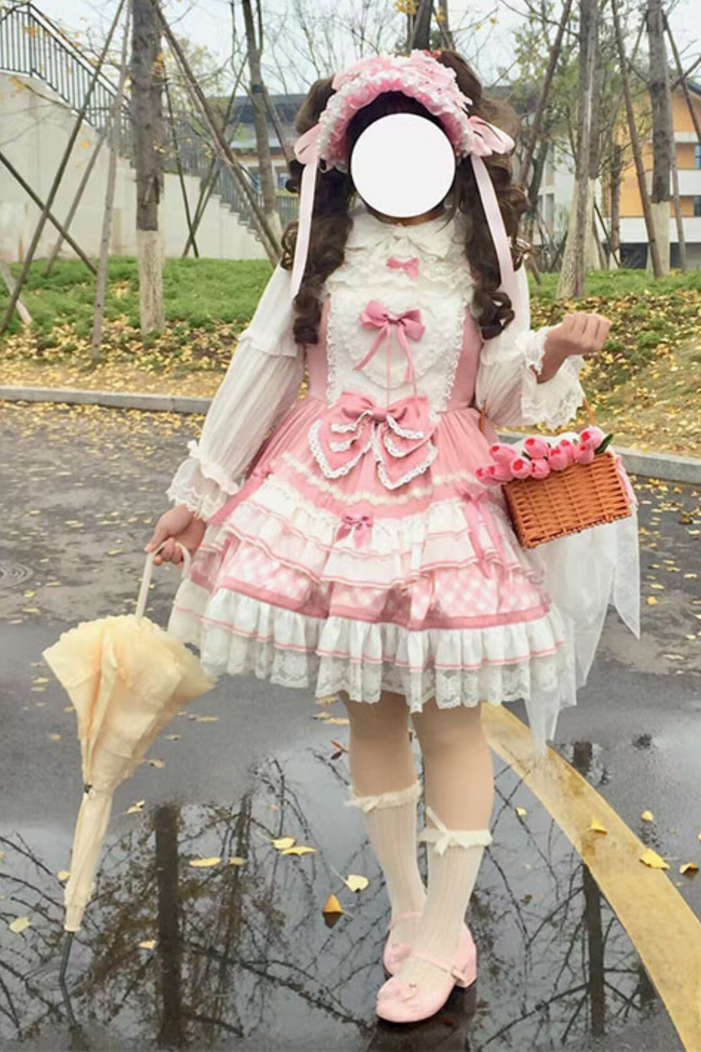 Lovely Heart Suspender Cake Dress + Headdress + Tail