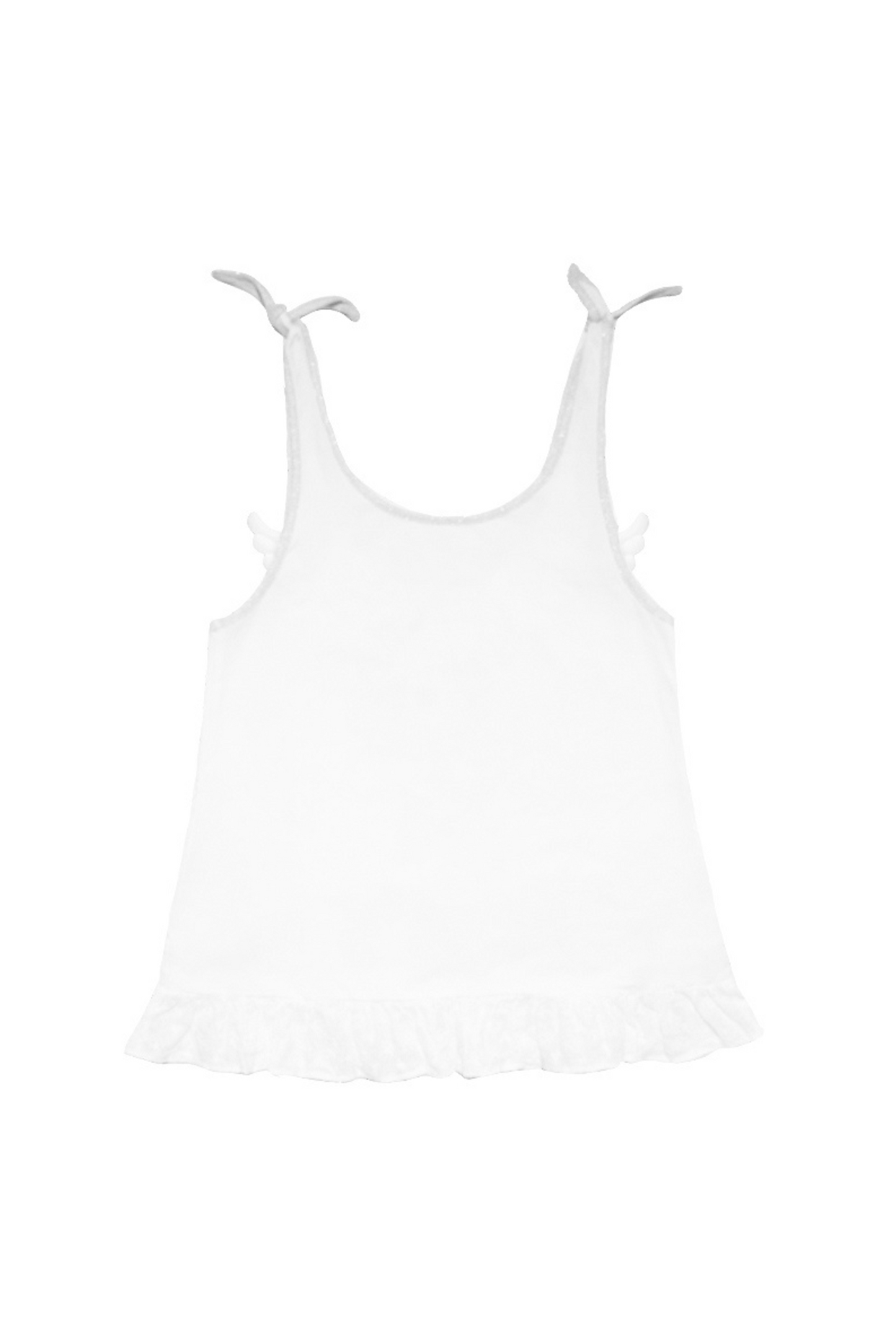 ウィング レーススリムノースリーブワンピース