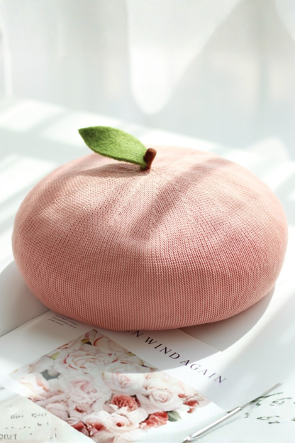 アップルオレンジベレー帽