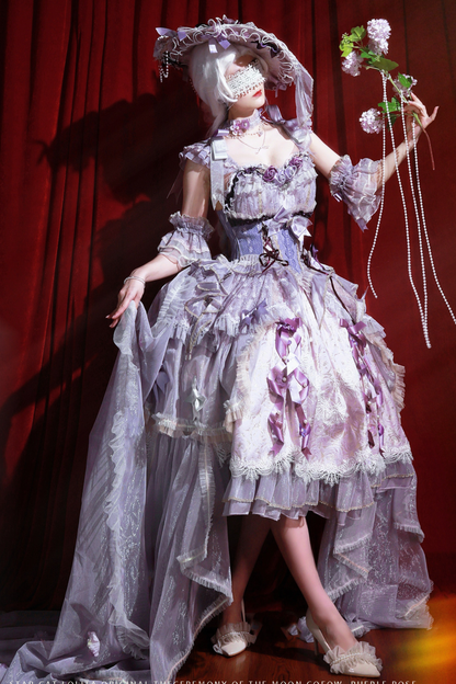 ムーンクラウンギフトロリータドレス+スリーブ+トレーン