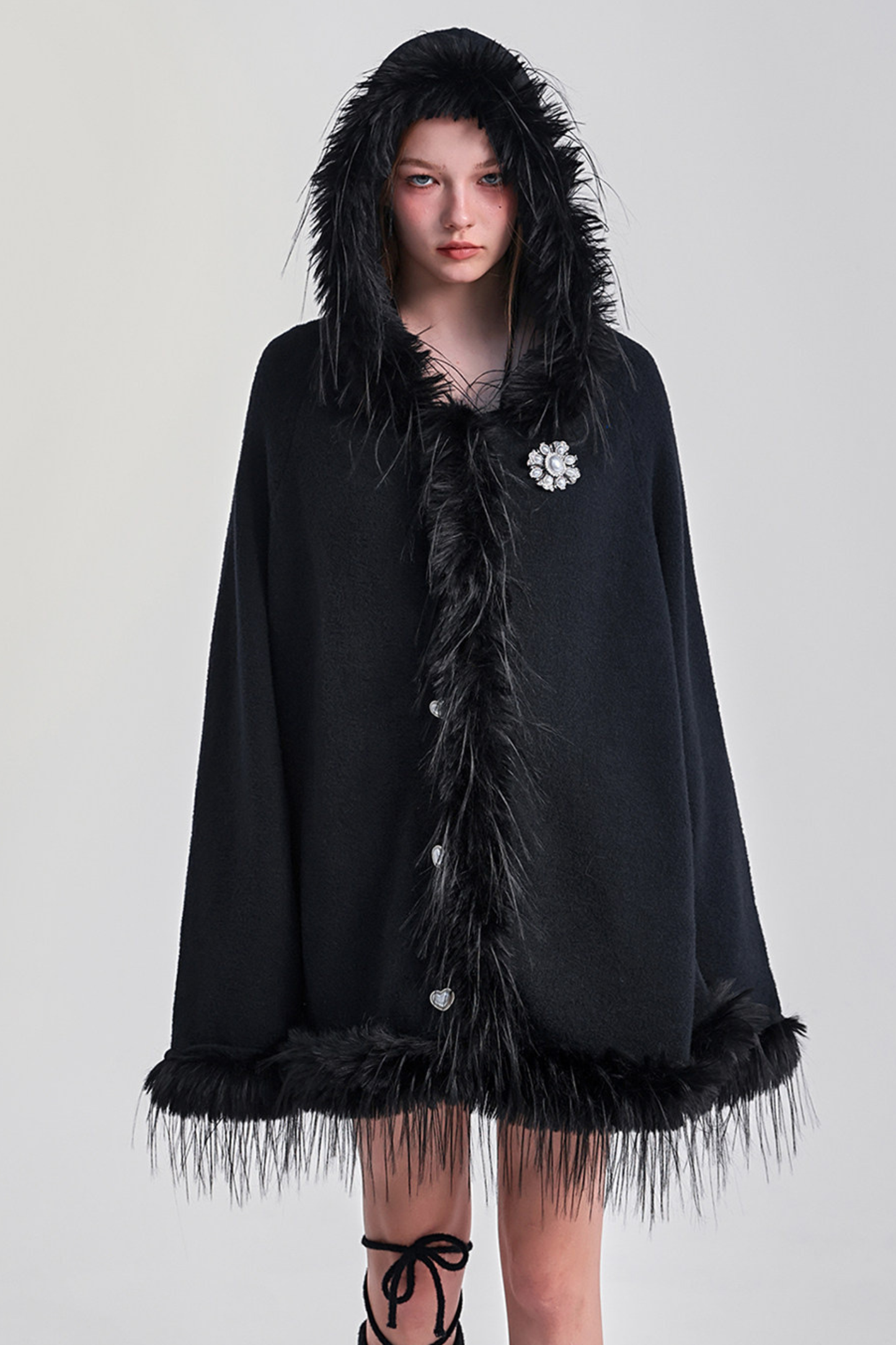 スノーカントリーフードマント