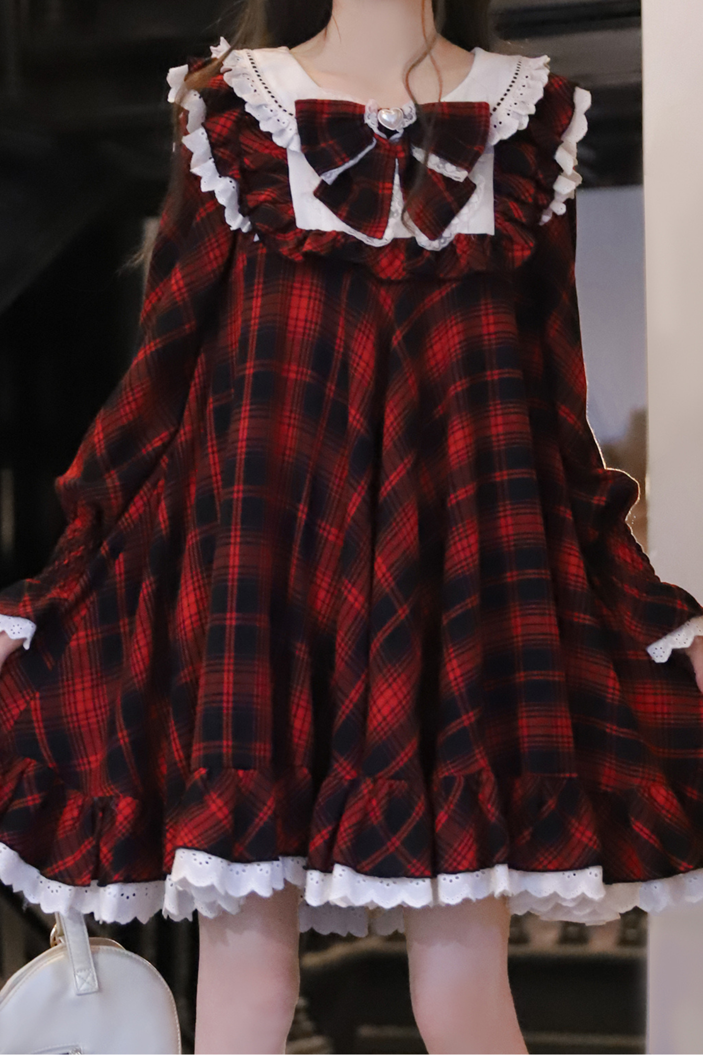 ベリームースガーリーチェックドレス