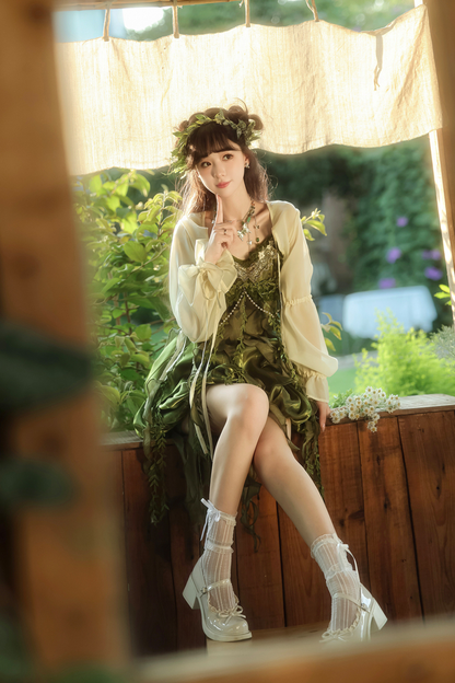 フォレストガールチャイナドレス+トップス+スカート