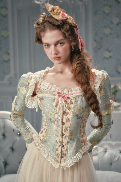 Fabric French Corset Top