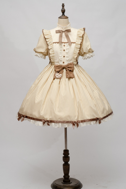 Twilight Town Chocolate Lolita Dress