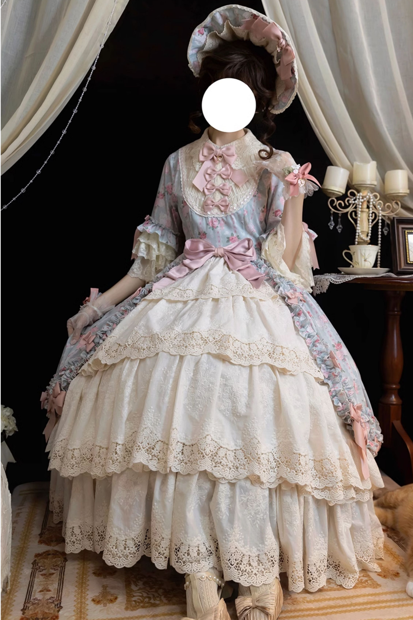 エレガントプリンセススリーブロリータドレス