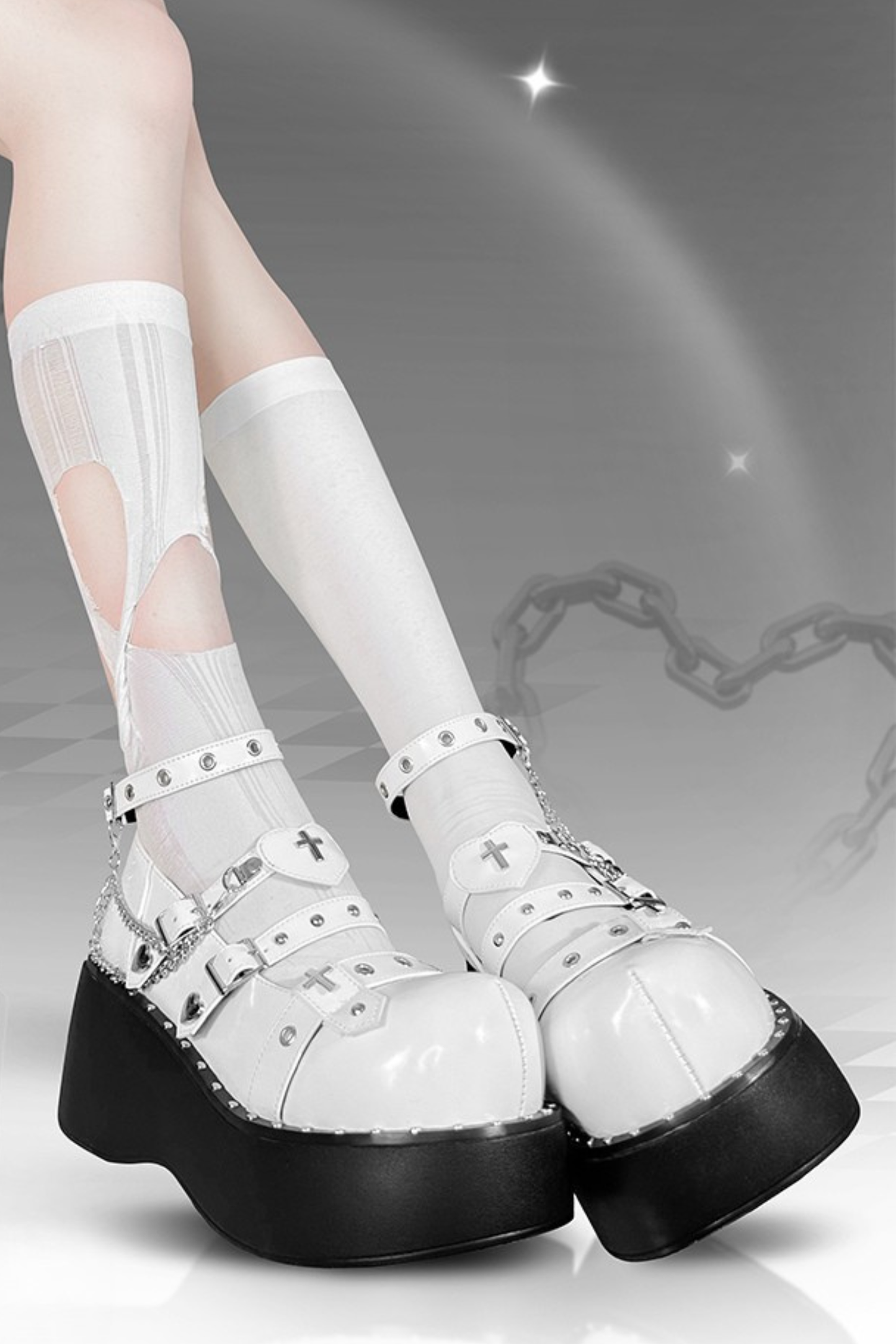 パンクスタイルクールY2Kシューズ