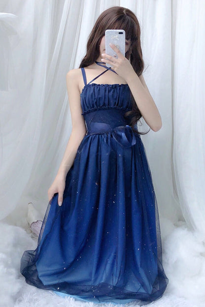 Fairy Lolita Starry Sky Dress Setup