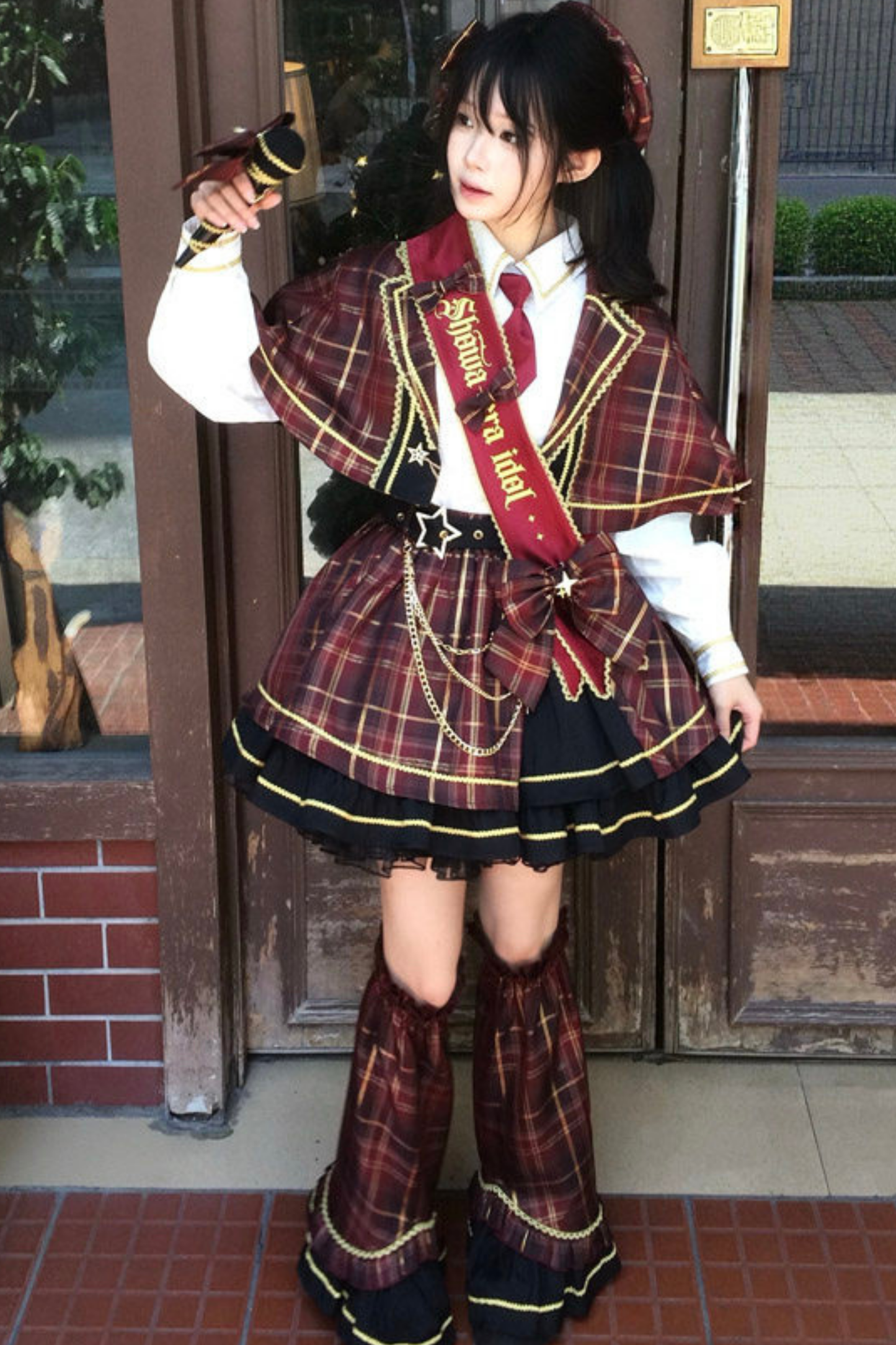 Retro Check Idol Lolita Set