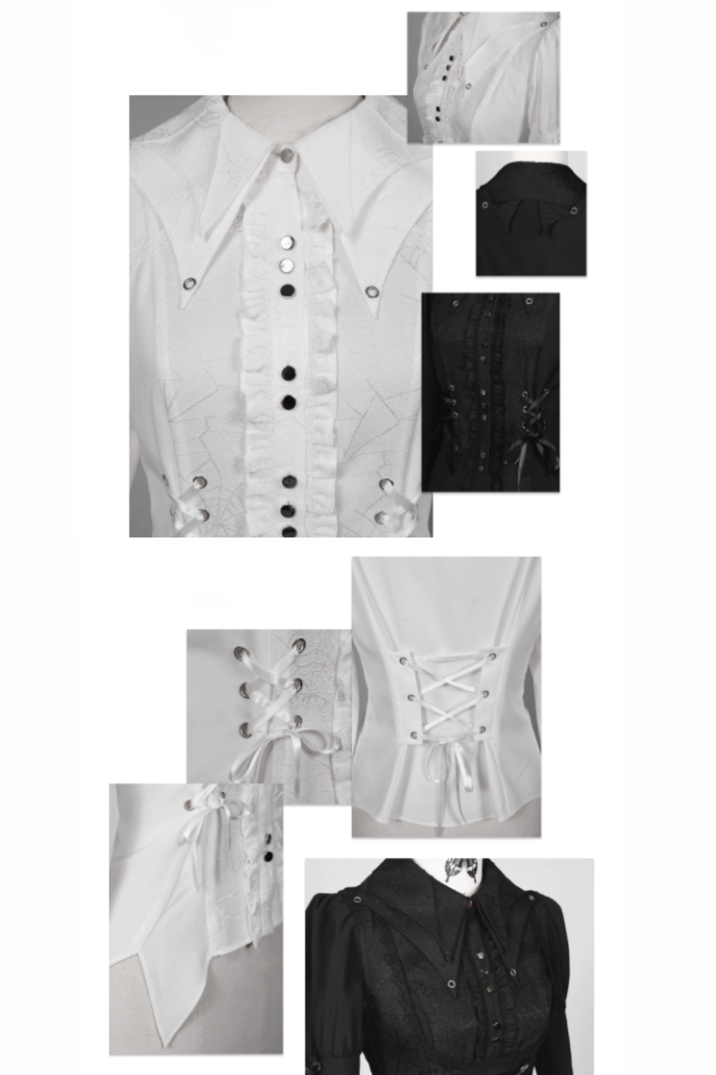 [Deadline for reservations: November 19] Camilla Spider Web Bat Gothic Dark Series Dress Full Set + Setup Full Set