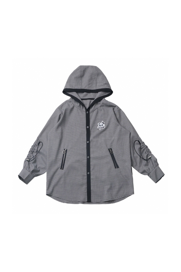 セイヴィアブロックフードパーカー＋オーバートップス＋スカートパンツ