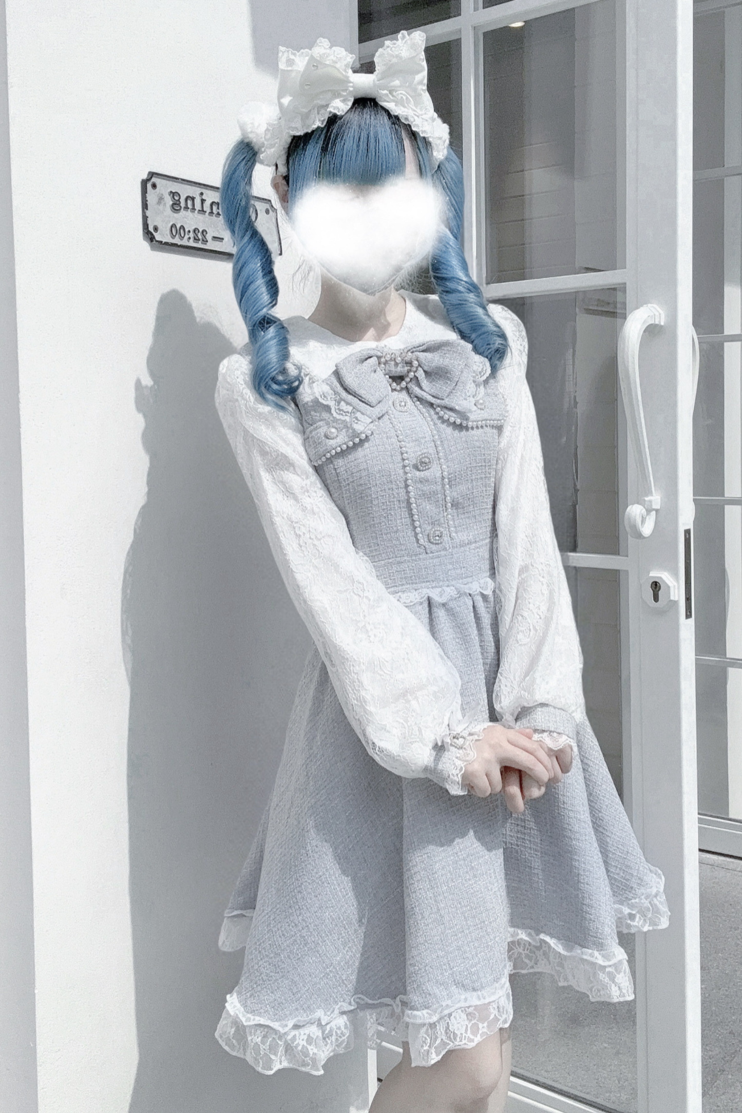 Doll World Ribbon Tweed Dress