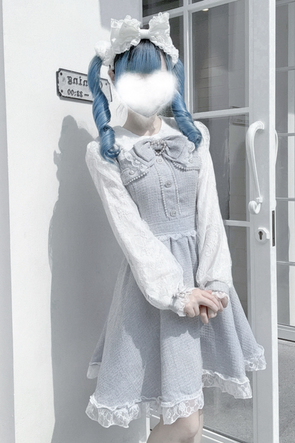 Doll World Ribbon Tweed Dress