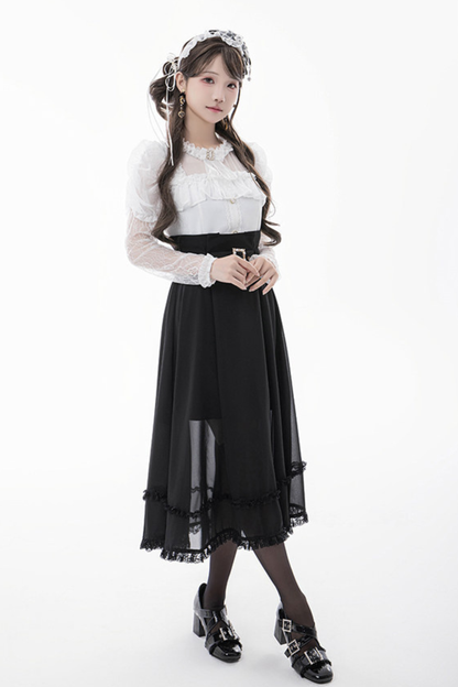 Moonlight High-Waist Skirt + Belt