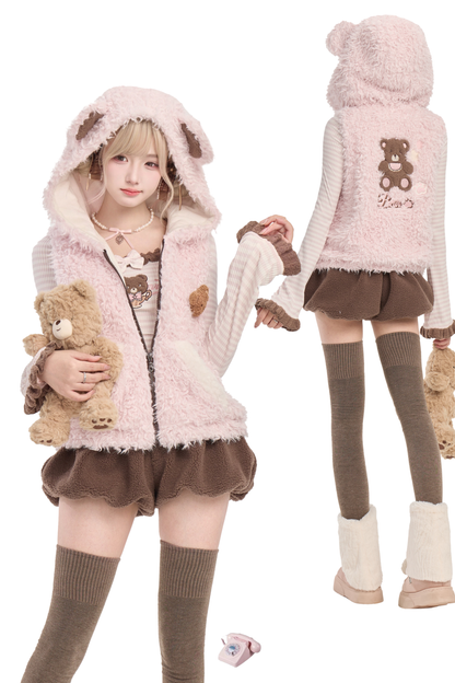 ベアカーベスト+トップス+パンツ