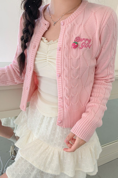 スイートガーリーニットカーディガン