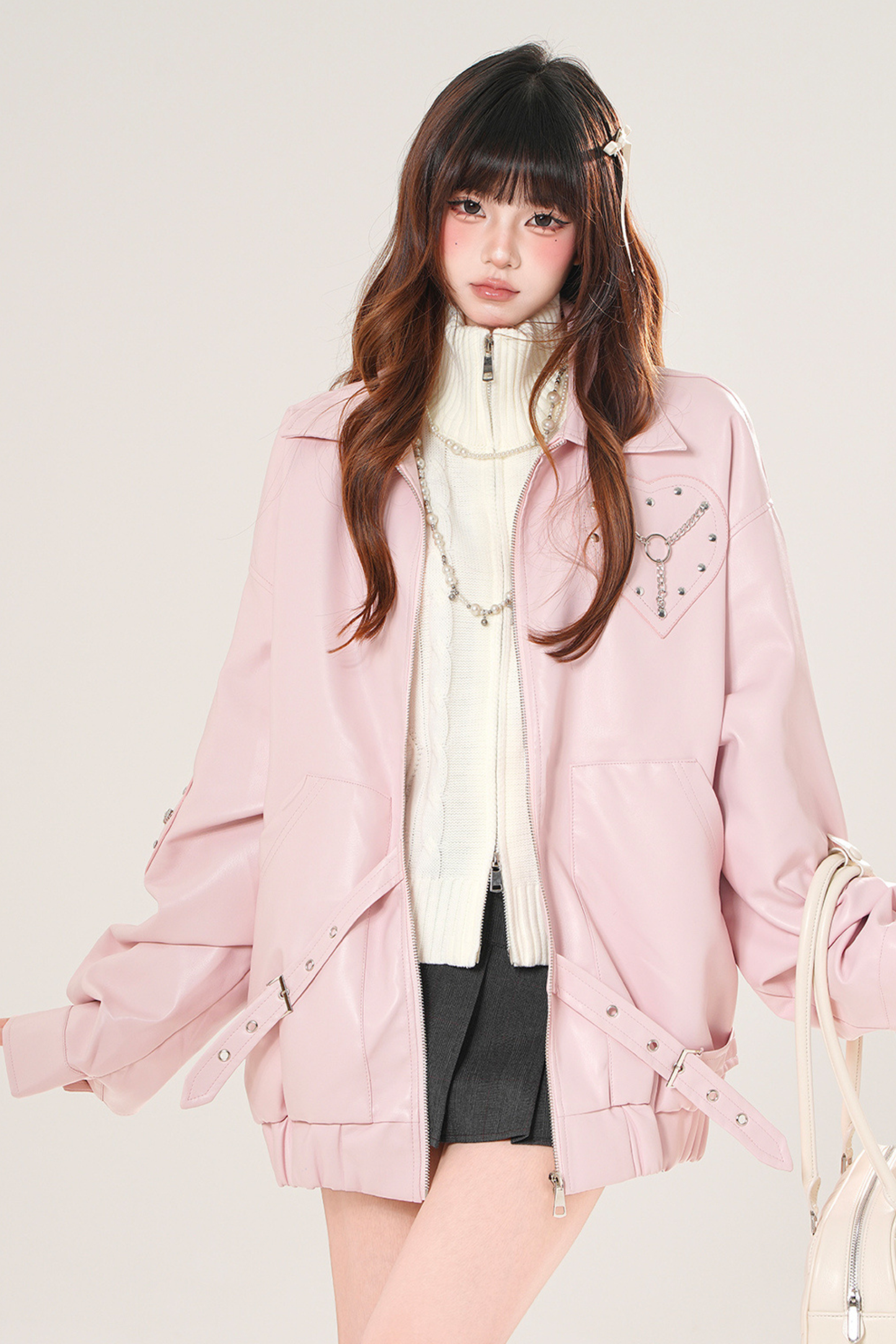 ダークハートレザージャケット