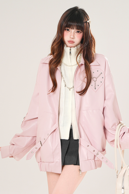 ダークハートレザージャケット