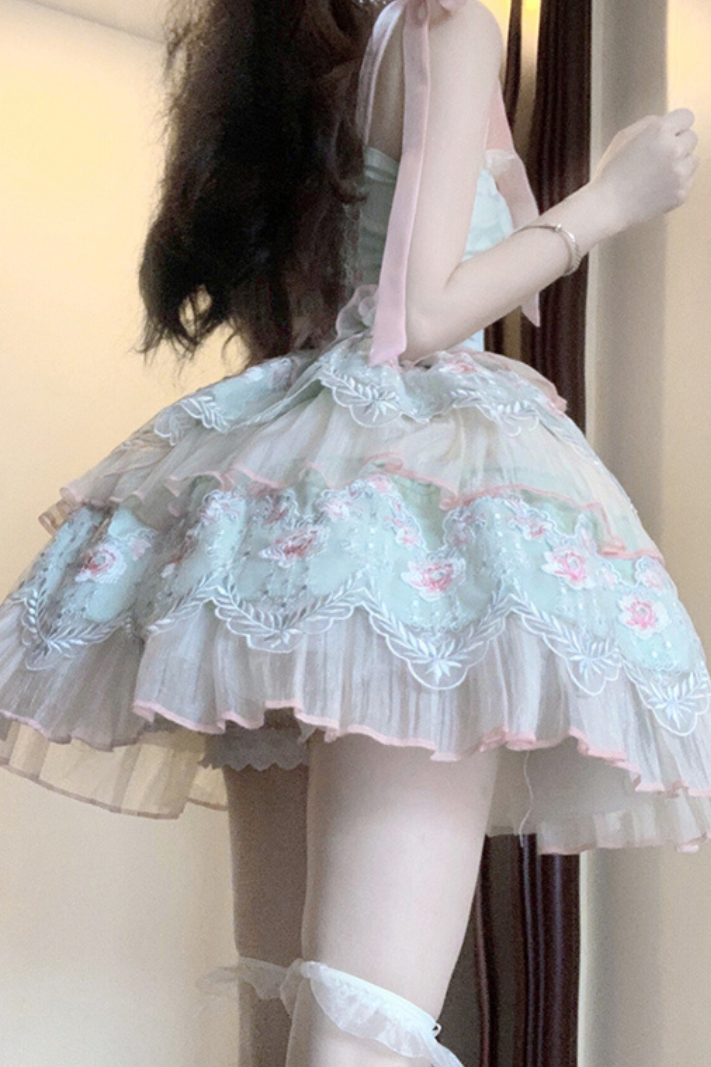 Flower Lolita Light Low Princess Dress