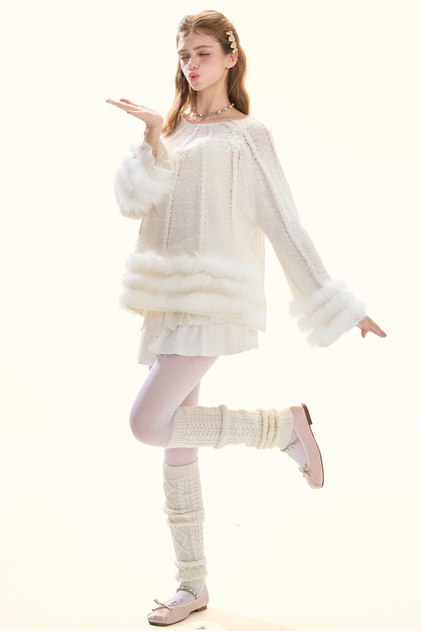 ムーンライトワルツピュアホワイトトップス