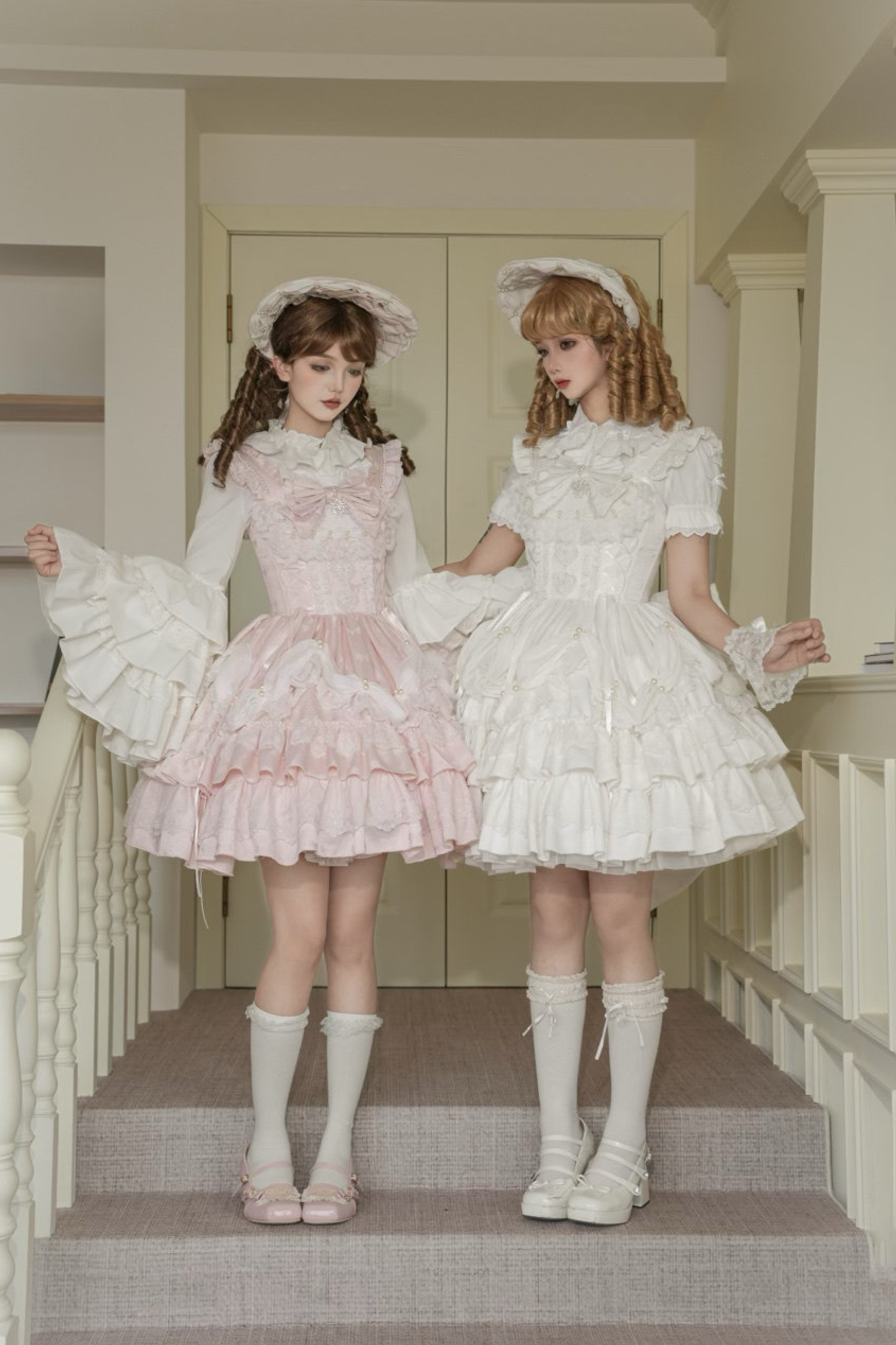 スイートフリルケーキロリータドレス