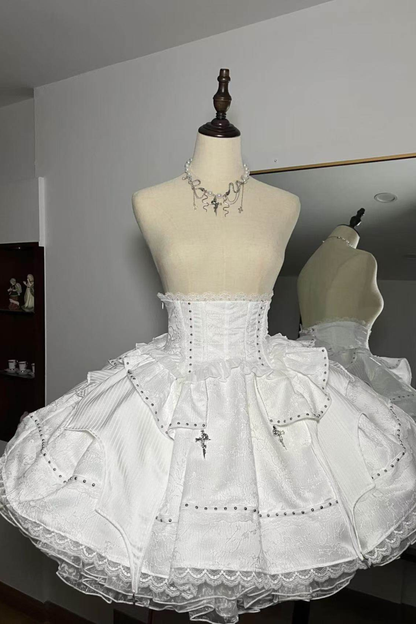 ミストホワイトゴシックロリータセット