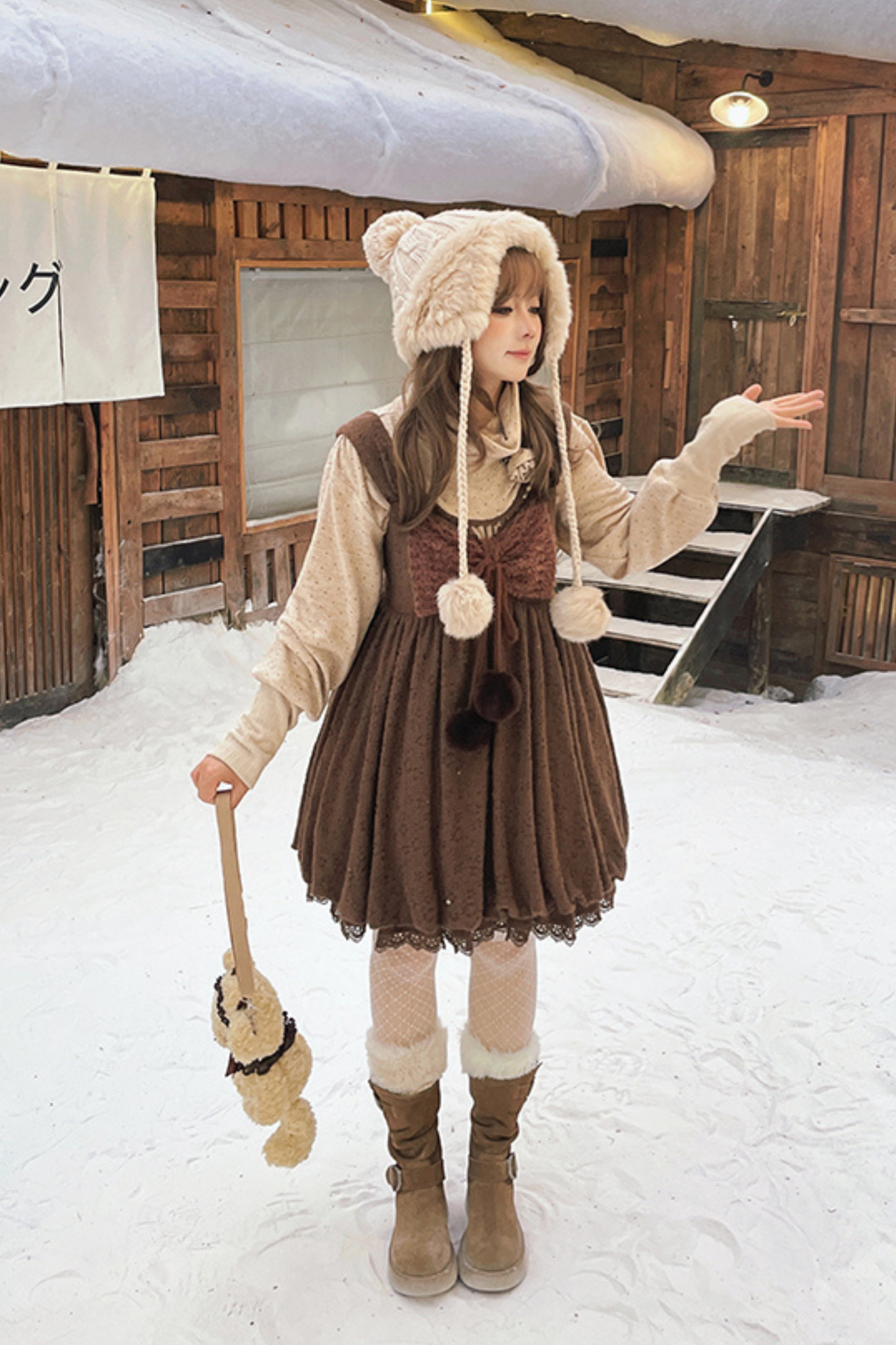 つぼみサスペンダードレス+トップス