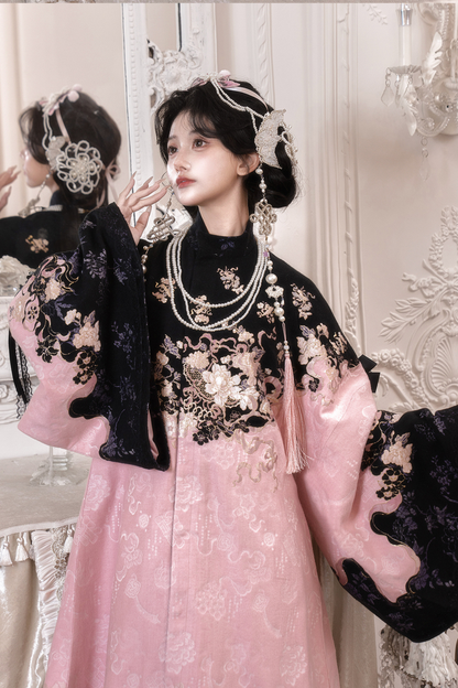 チャイナロングジャケット+スカート