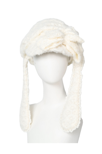 フリンジニットコルセット+ファーハット