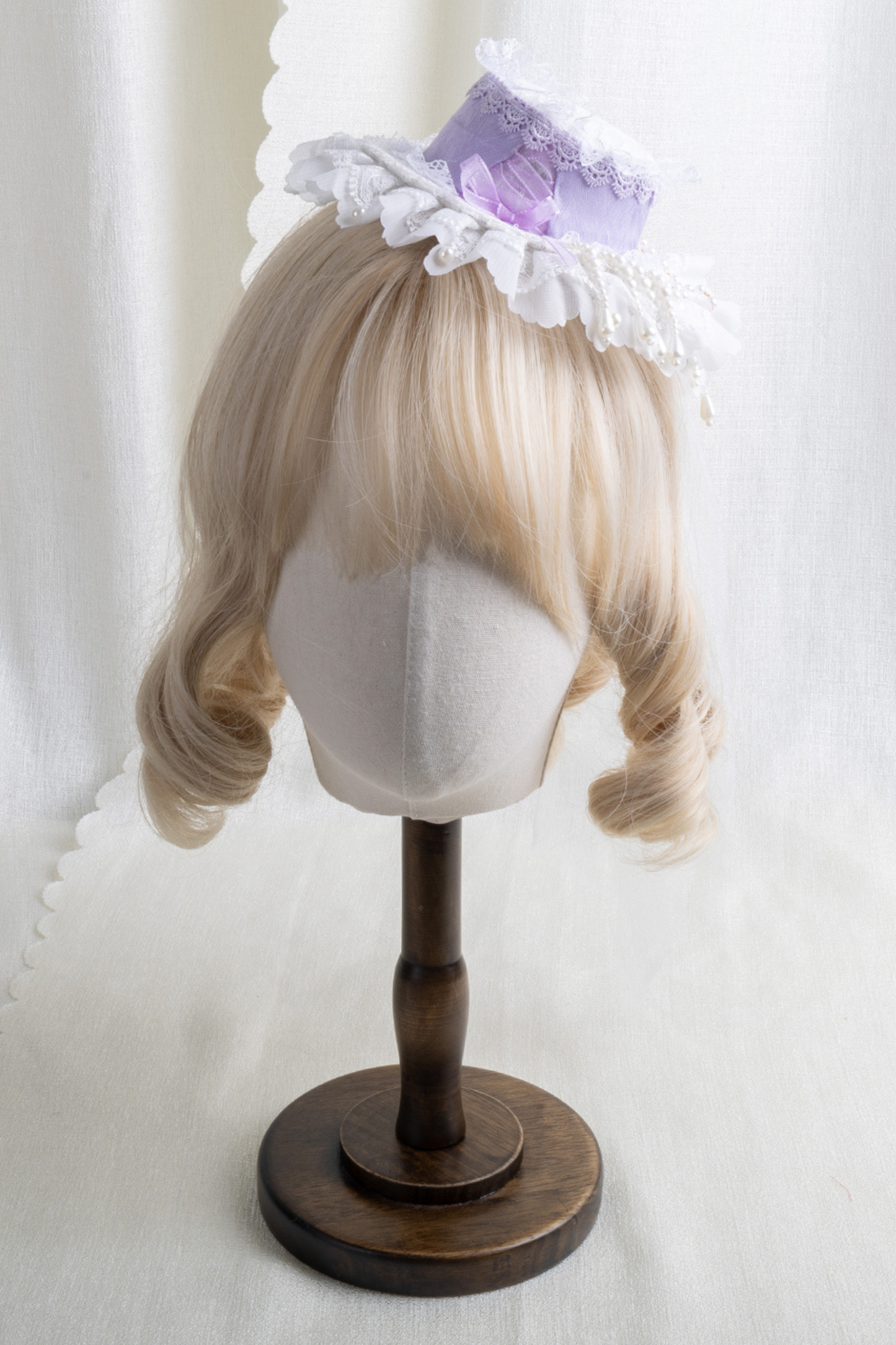 レースハットロリータクリップ