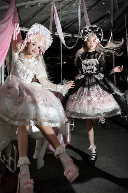 【予約商品】ペガサスガーデンチュールカーテンバードケージサスドレス＋ボンネット