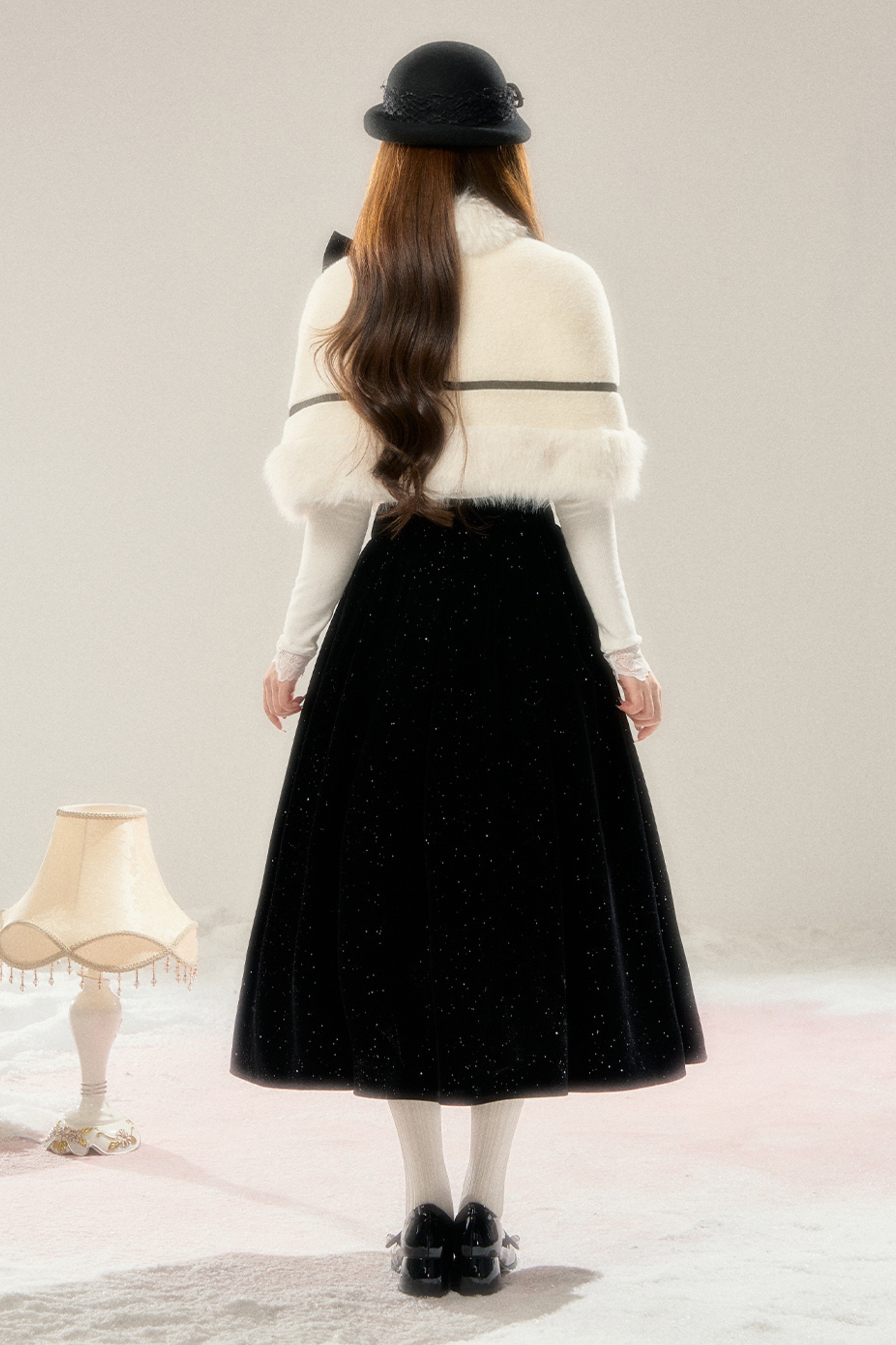 フレンチハイエンドマント +フレアスカート