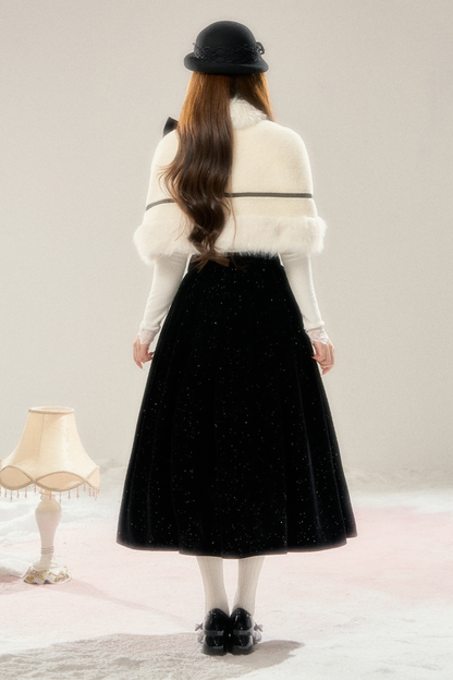 フレンチハイエンドマント +フレアスカート