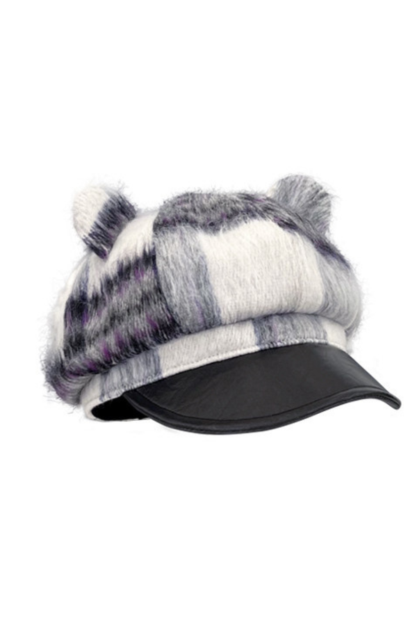 Bear Ear Plaid Beret