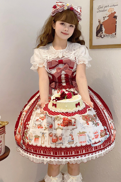 Strawberry Manor Lolita Suspender Dress