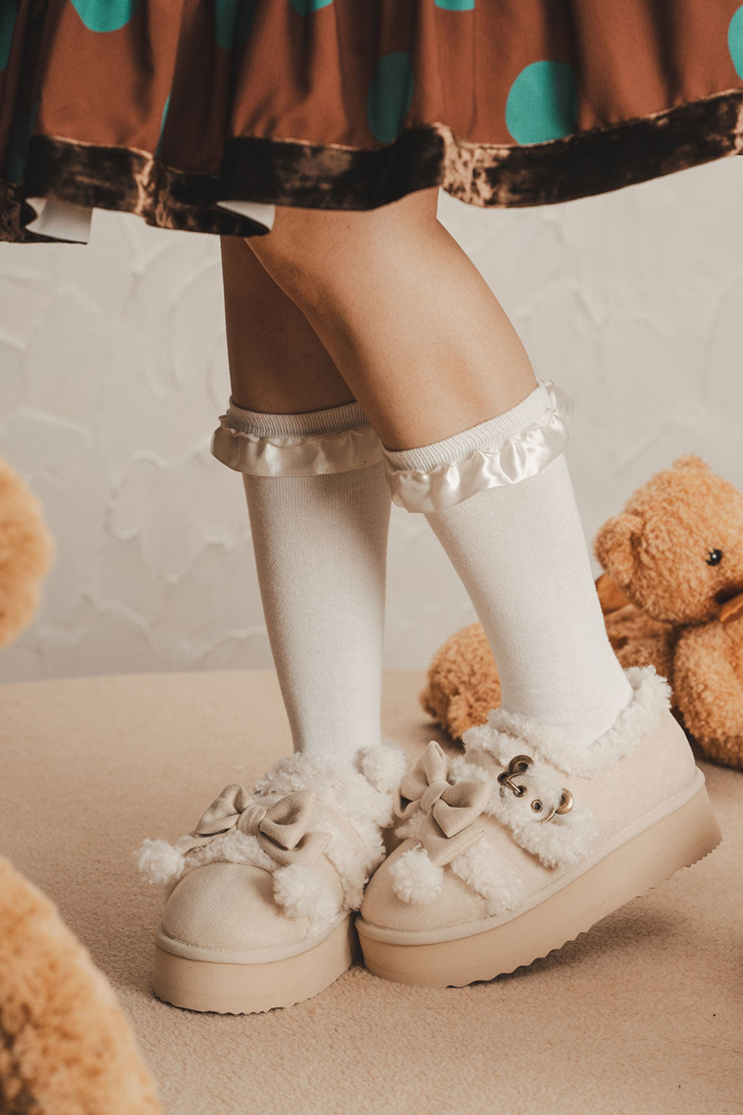 Bare Fleece Snow Boots