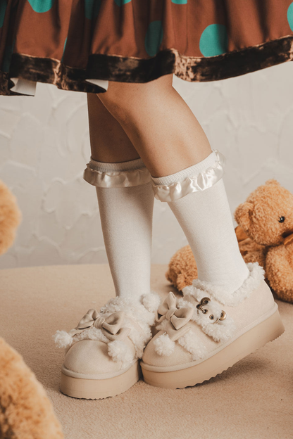 Bare Fleece Snow Boots