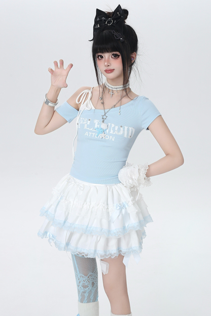 American Letter Strap Top