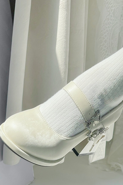 Floating Dreamland Platform Block Heels