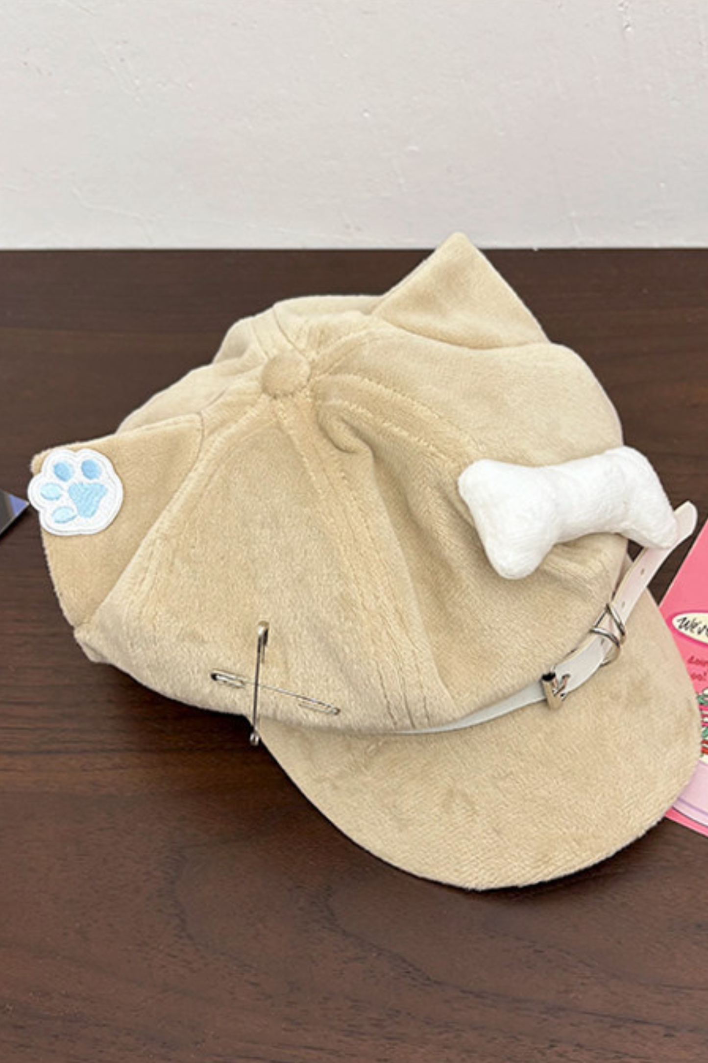 Blue Kitten Ear Beret