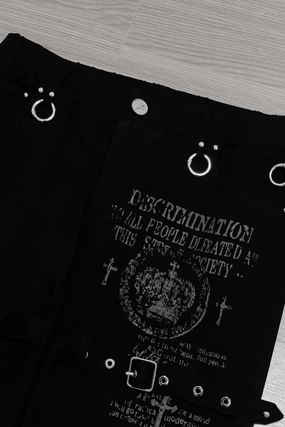 ダークスタイルパンクローライズパンツ