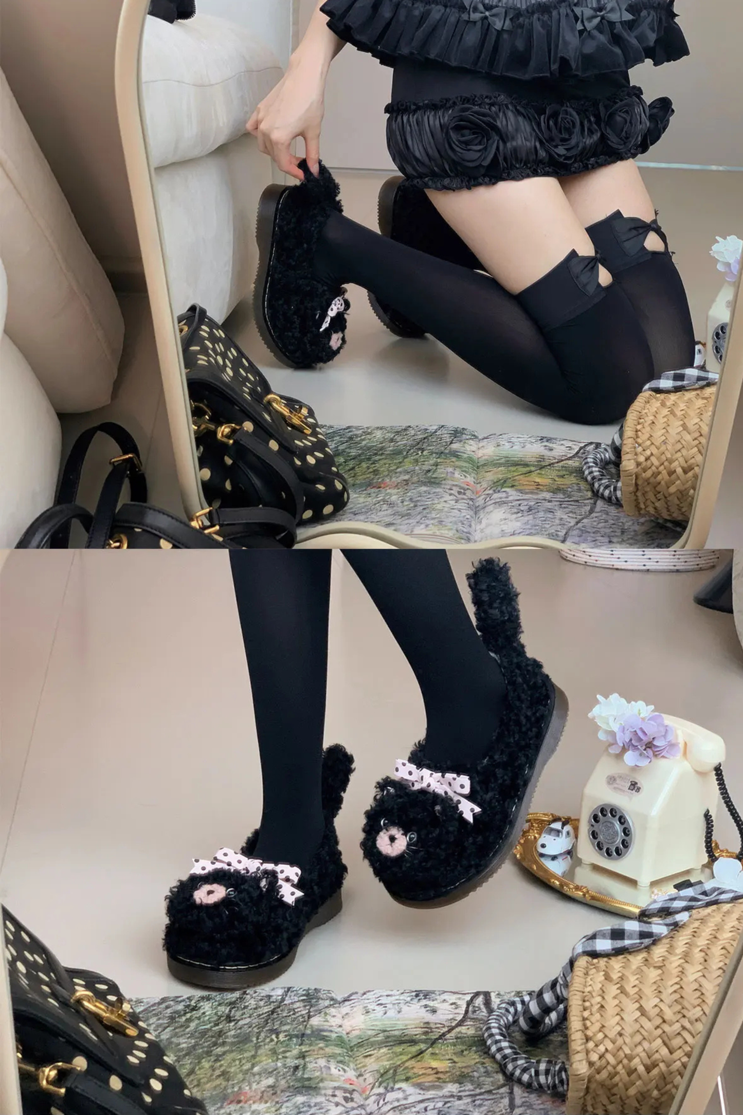Lolita Fleece-Lined Winter Shoes