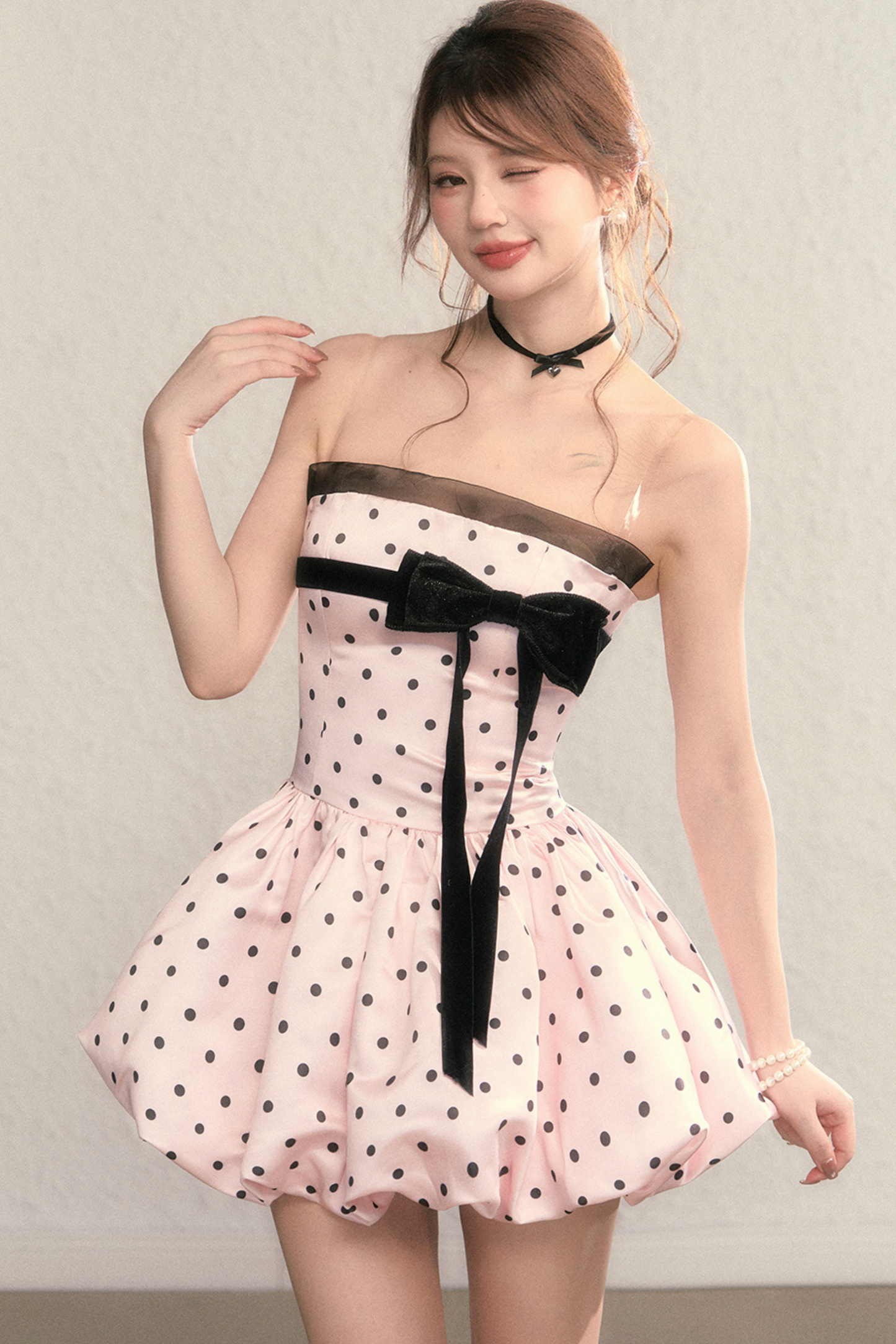 ピュアガールバルンオフショルダードレス