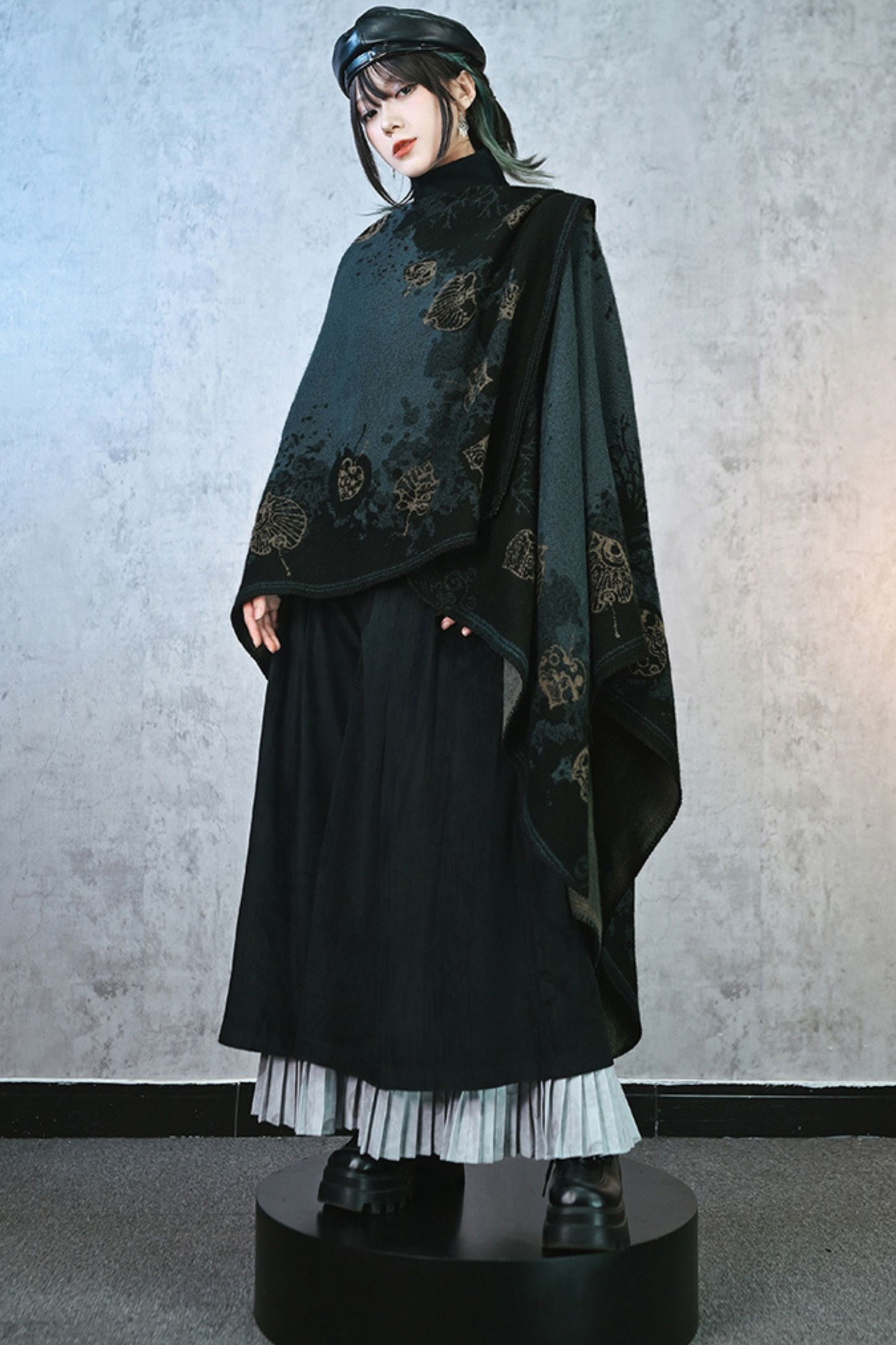 China Jacquard Long Cloak