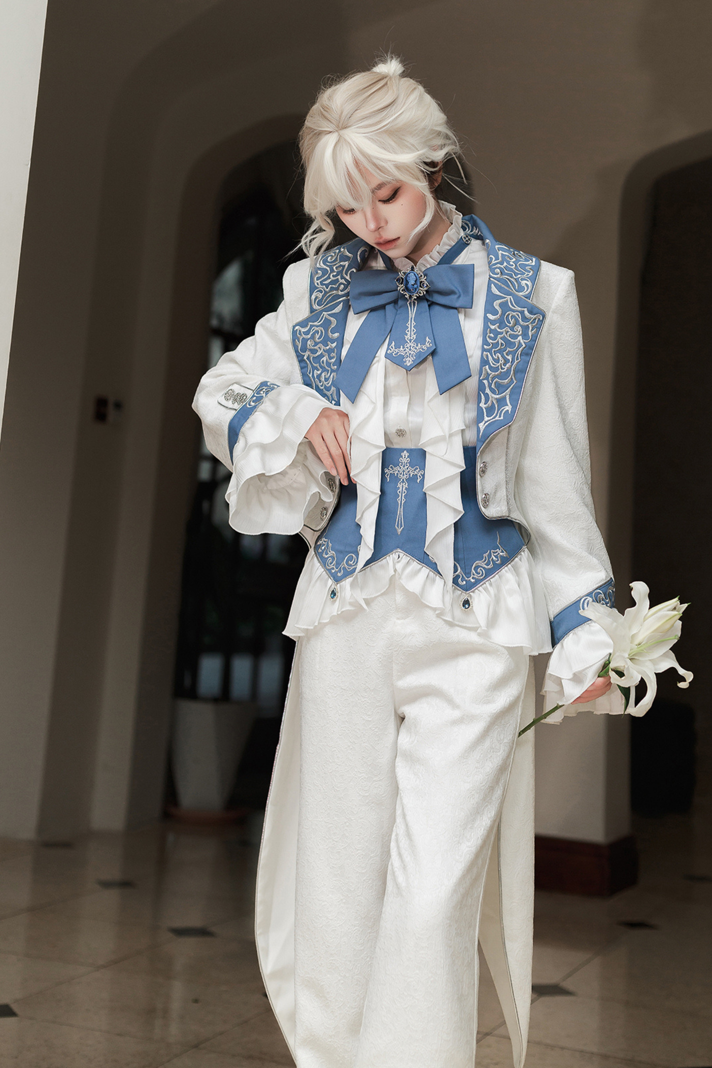 Moonlight Prince Jacket + Top + Corset + Pants
