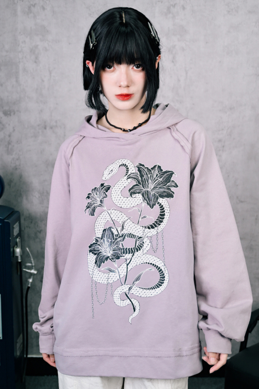 Snake Print Pure Food Sweatshirt