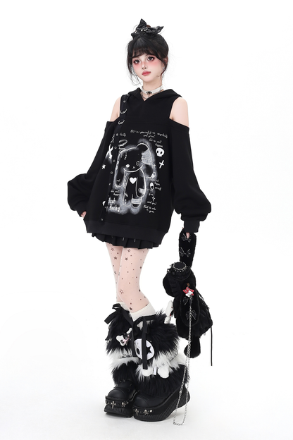 Bunny Off-the-shoulder Over-Tops