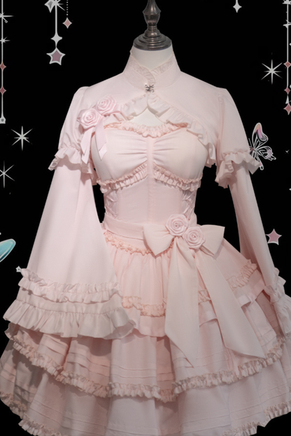 Sweet Fishbone Waist Lolita Dress