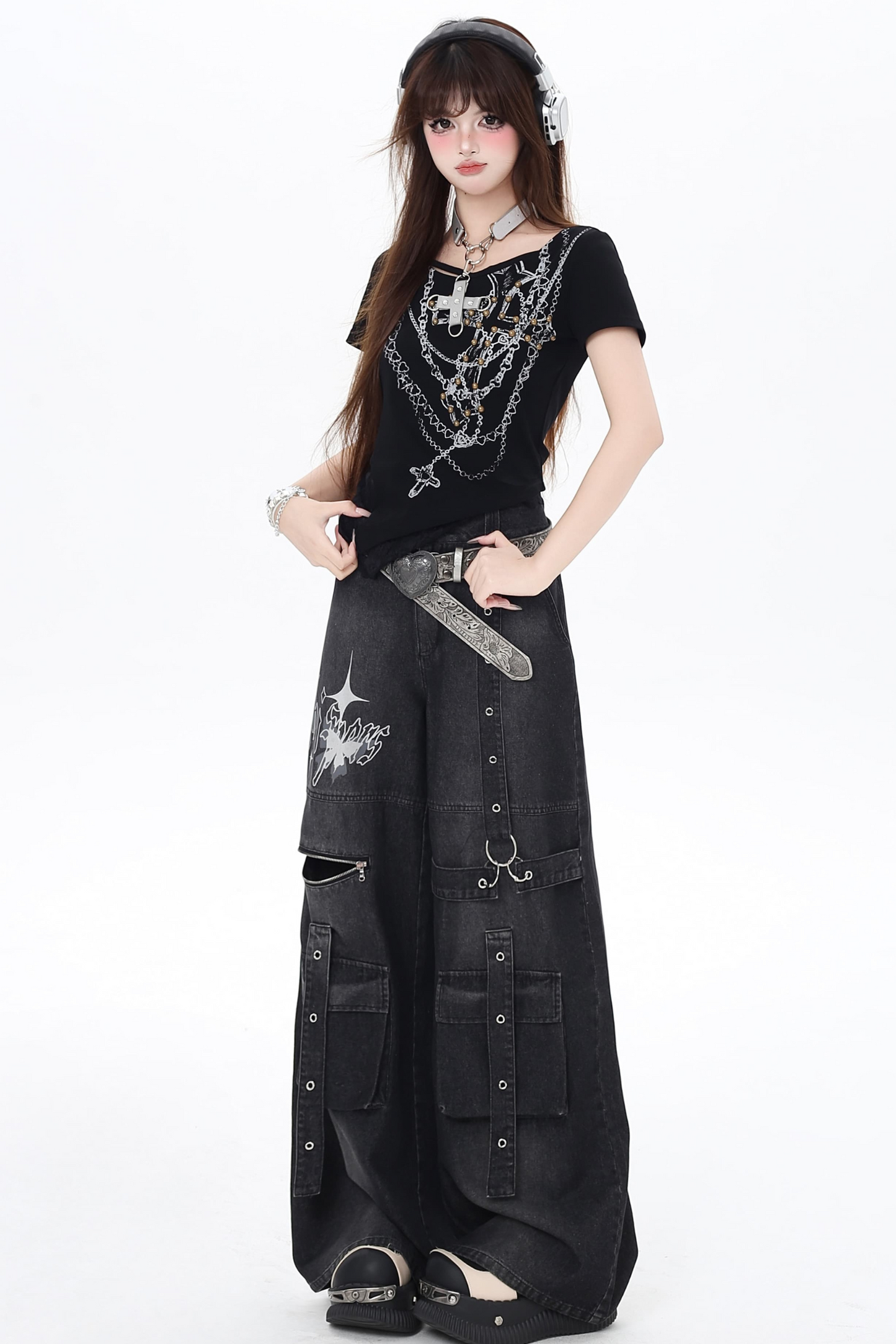 スイートクールアジアンルーズパンツ